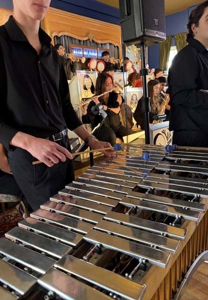 East Meadow High School’s Jazz Band and Jazz Ensemble lit up The Jazz Loft in Stony Brook with an energetic performance. 