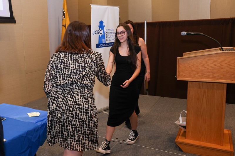 Sarah Abramov was presented with the Students Building Bridges Award