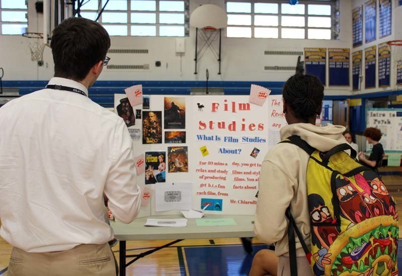 East Meadow High School held its first electives fair for students in grades 9-11. East Meadow High School held its first electives fair for students in grades 9-11.