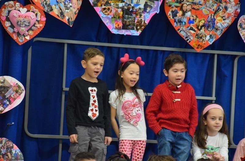Students participating in the recital
