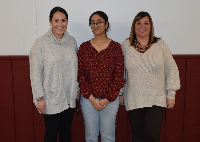 W.T. Clarke High School senior Gurdev Bhurji and teachers