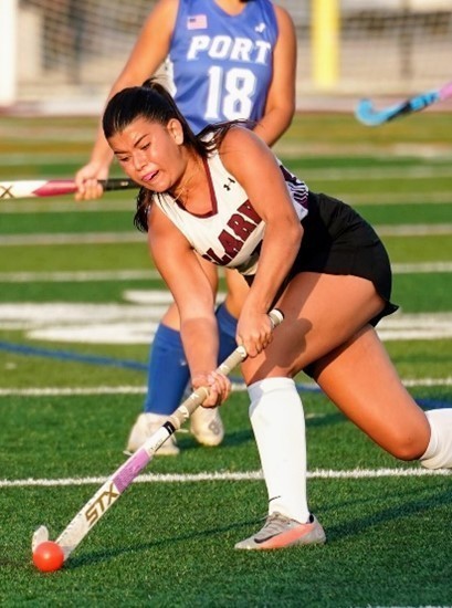 Ultra-versatile senior Lina Resende is  a key ingredient all over the field for the  Rams, who like 2022 won each of their first  four games.