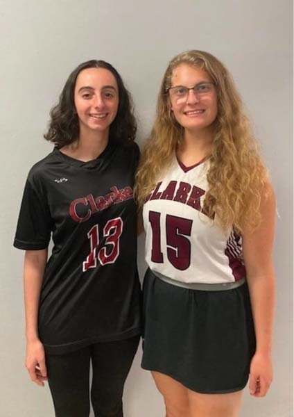 W.T. Clarke High School’s valedictorian and salutatorian are Juliet Cimaglia and Lauren Henning