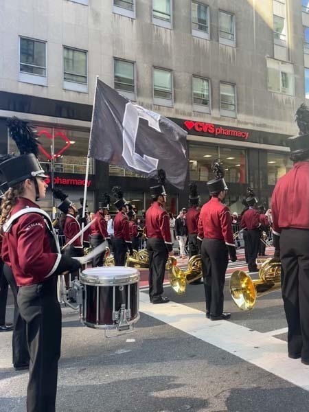 W.T. Clarke High School Rams perform at the NYC Veterans Day Parade 