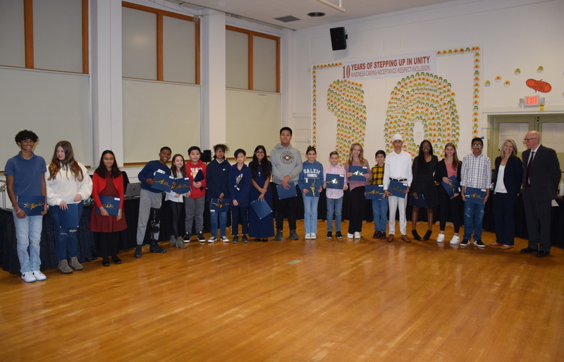 Students at East Meadow Board of Education