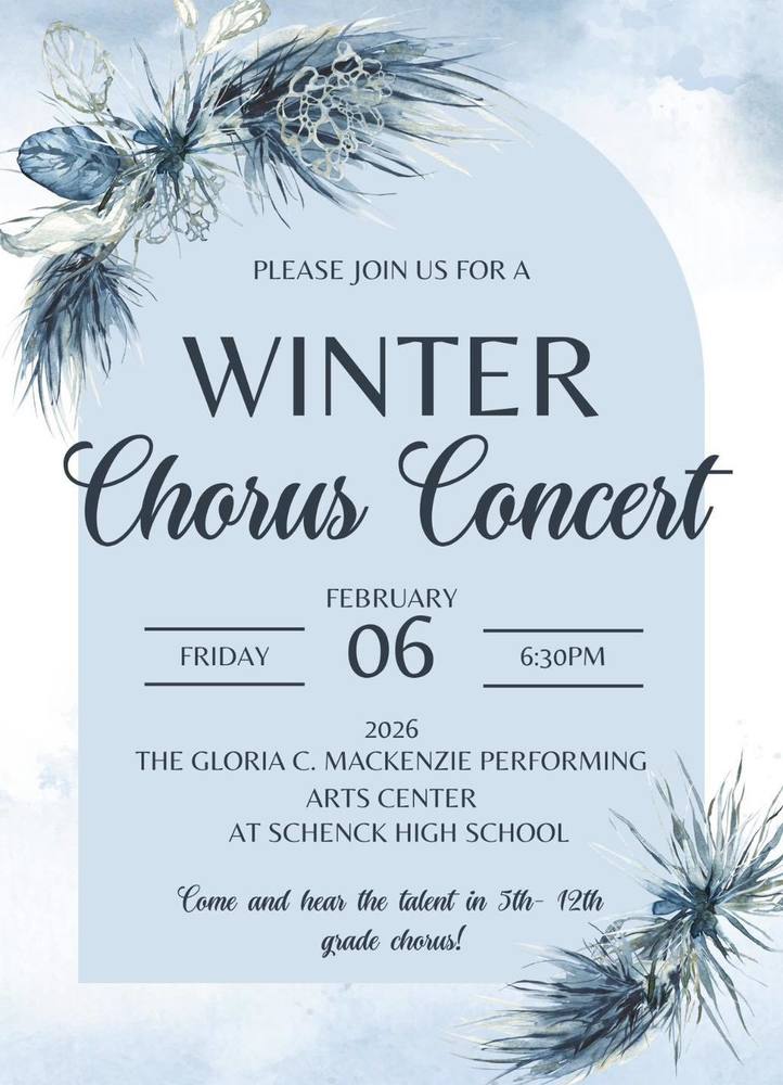 Winter Chorus Conert Poster
