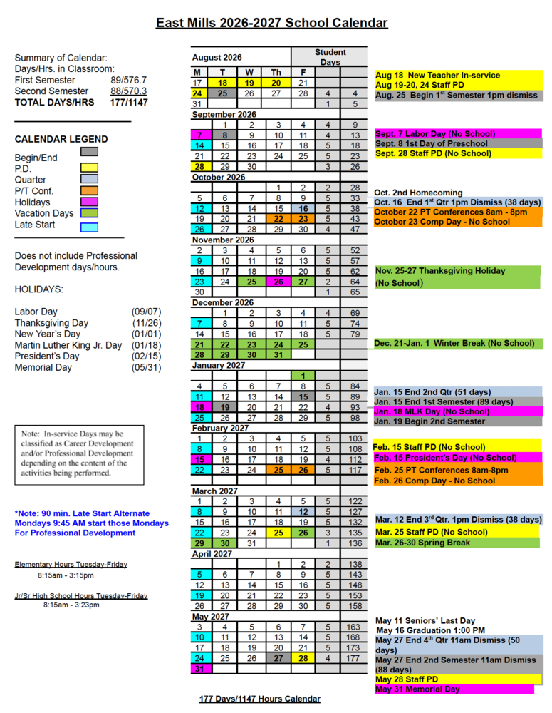 calendar