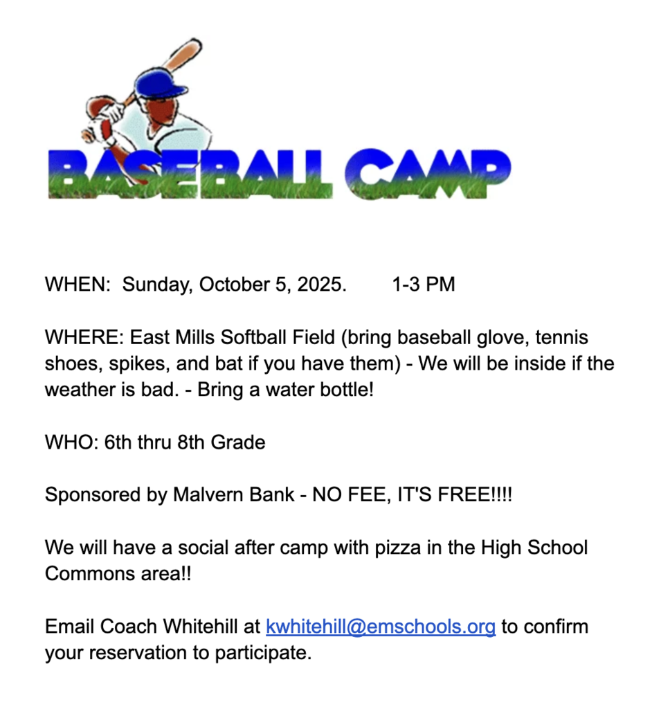 baseball camp