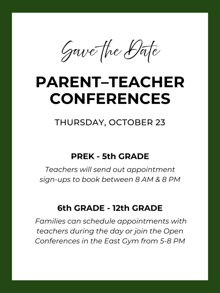 Parent Teacher Conference Information