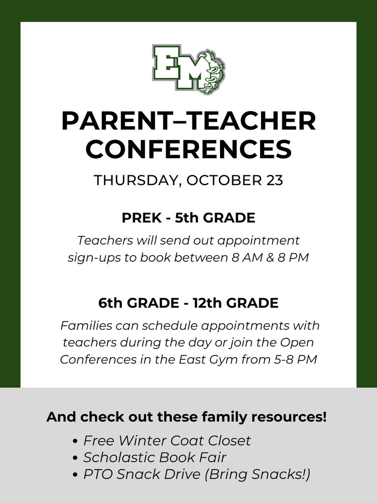 EM Parent-Teacher Conferences Save the Date (2)