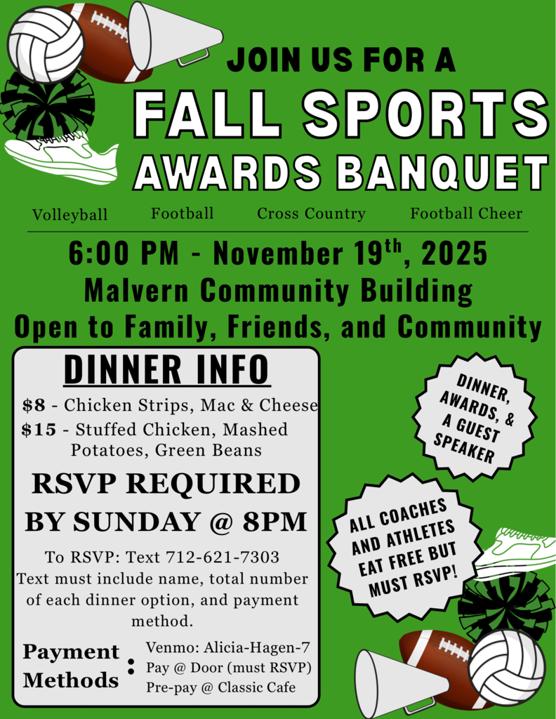Fall sports awards banquet