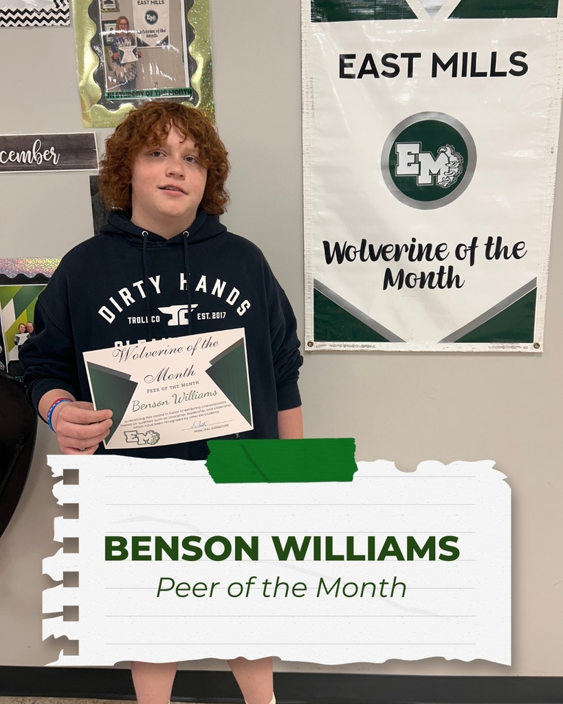 Benson Williams, Peer of the Month
