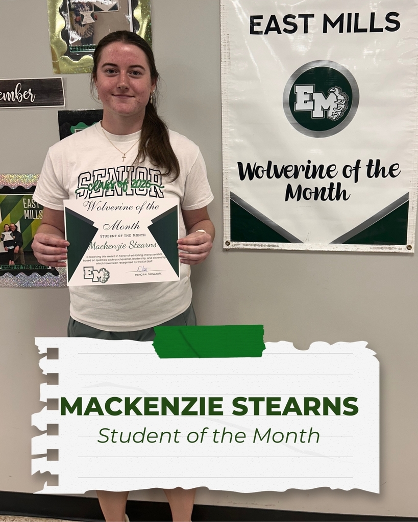 Mackenzie Stearns, Student of the Month