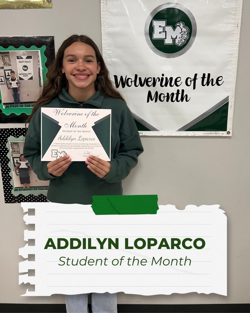 Addilyn Loparco - Student of the Month