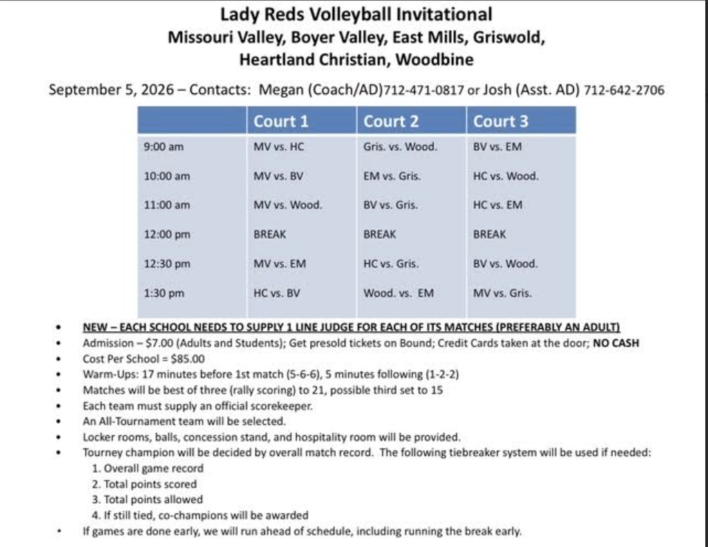 Mo Valley Tournament