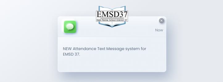 attendance text message graphic