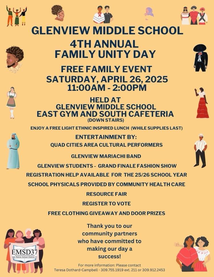 4th Annual Family Unity Day flyer