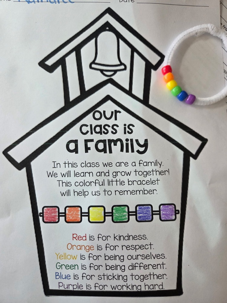 photo of bracelet and color meanings