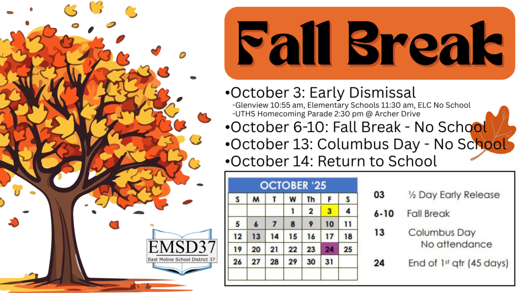 fall break graphic