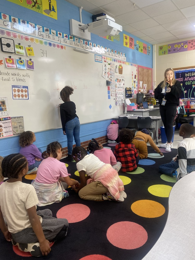 practicing spelling and sentence structures. 