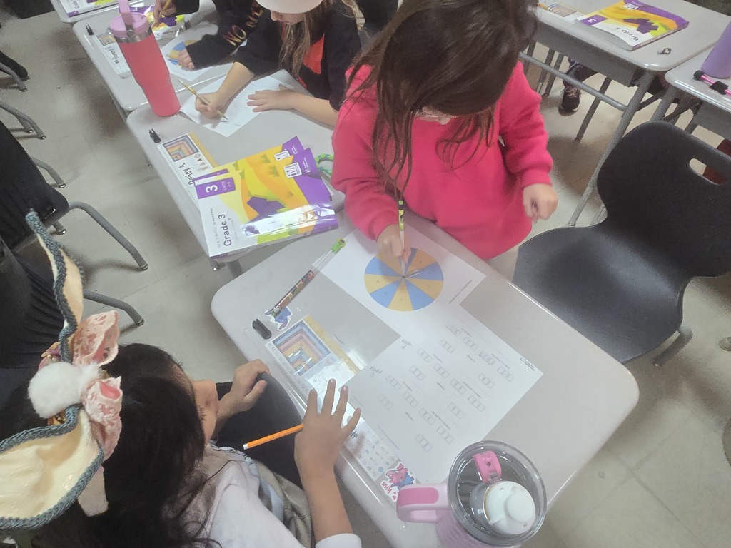 students working in partners