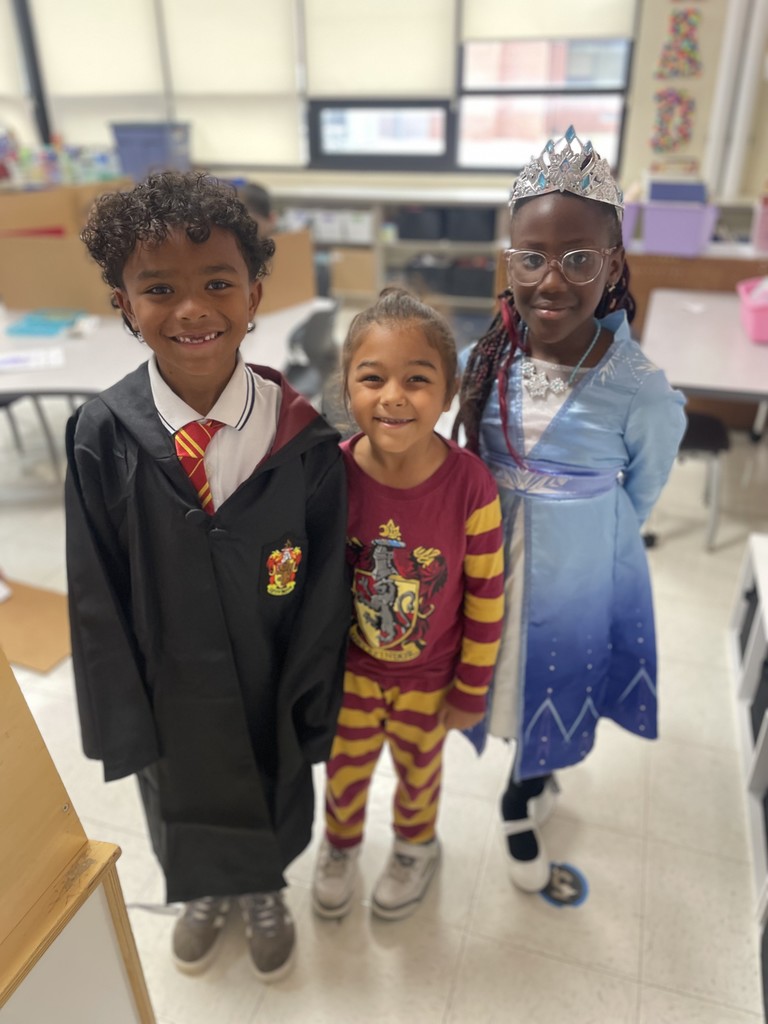 Students dressed up as book Characters 
