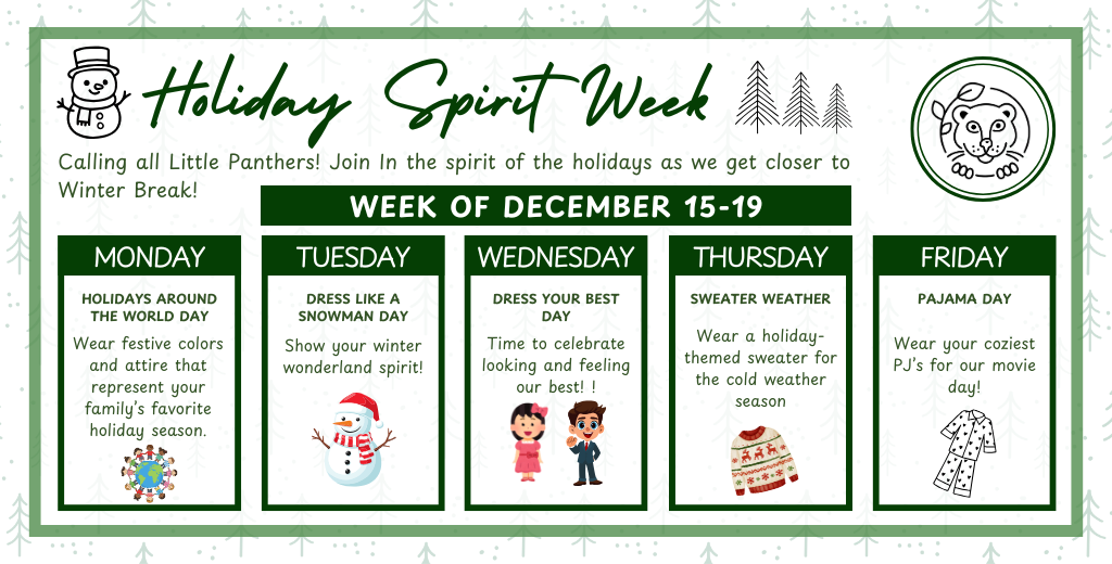 Holiday Spirit Week