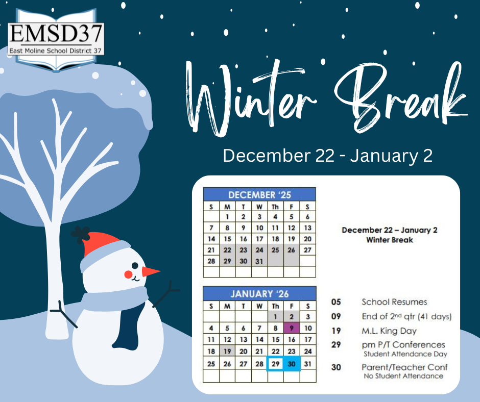 winter break graphic