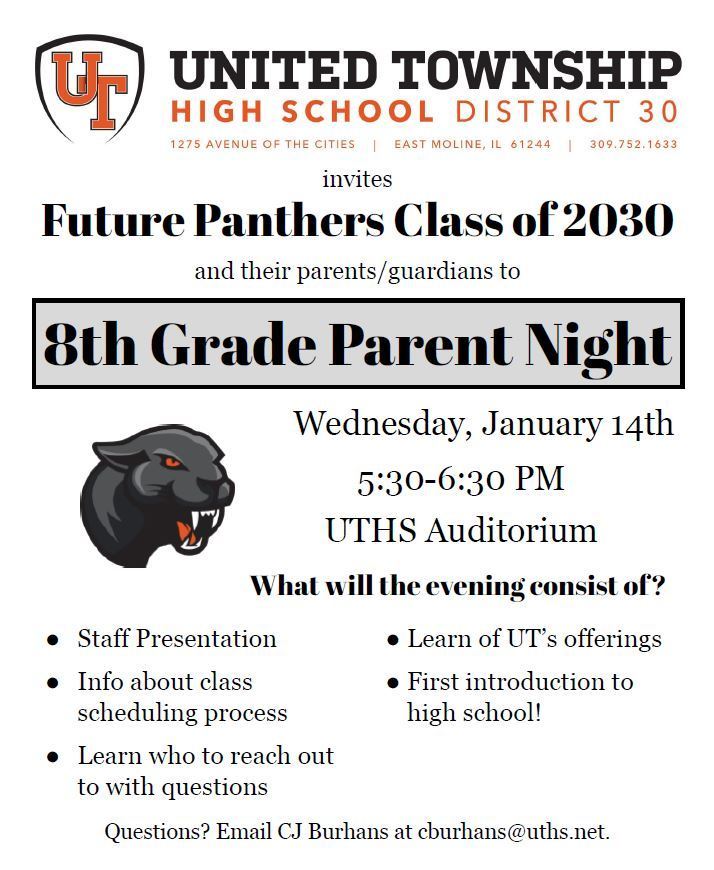 8th grade parent night