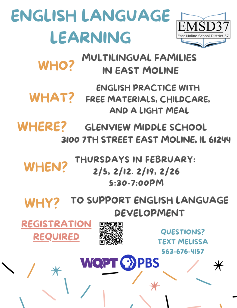 Flyer for English Language Learning