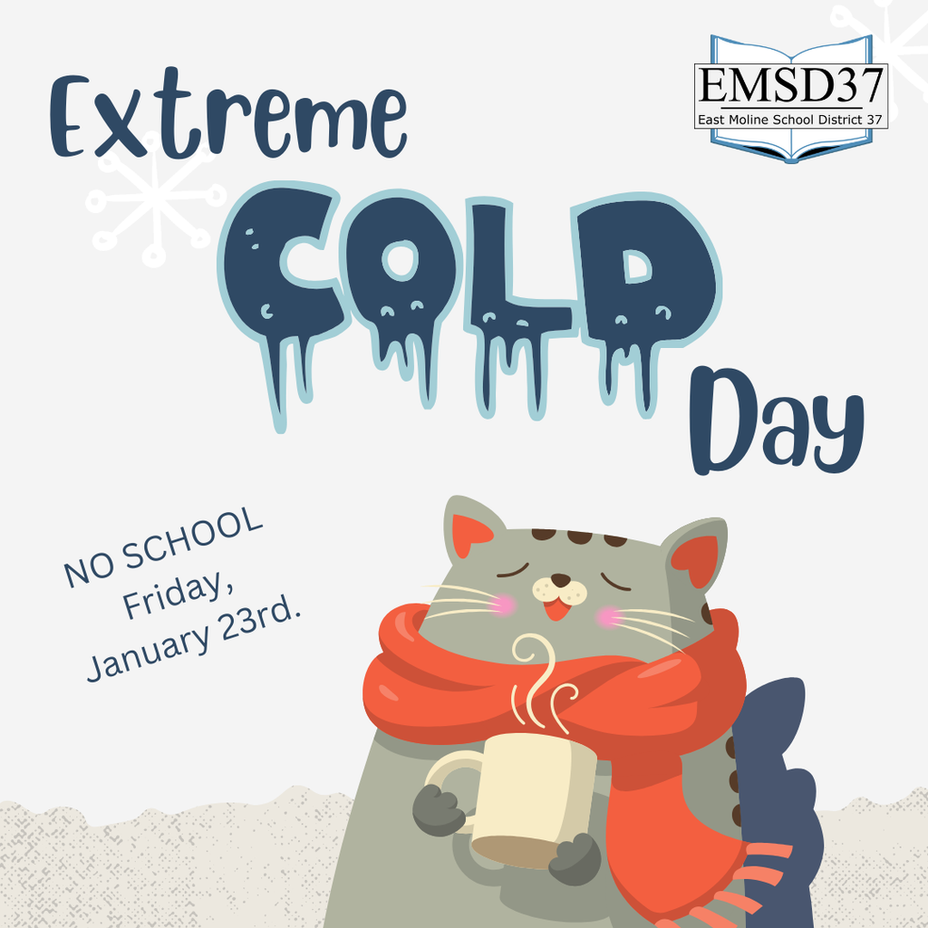 Extreme cold day graphic