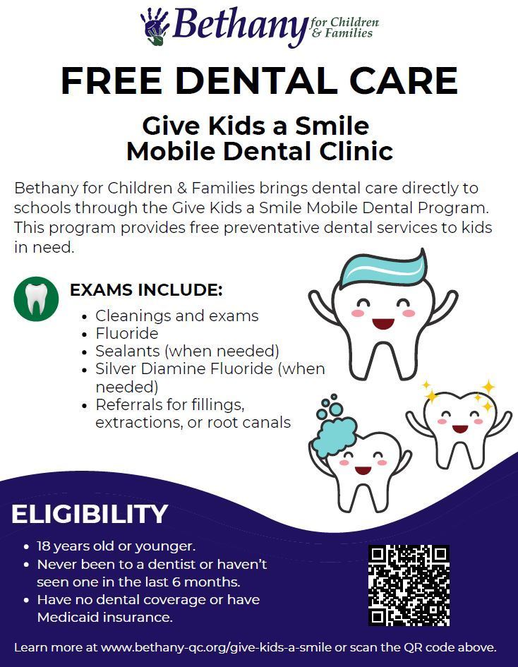 free dental care flyer