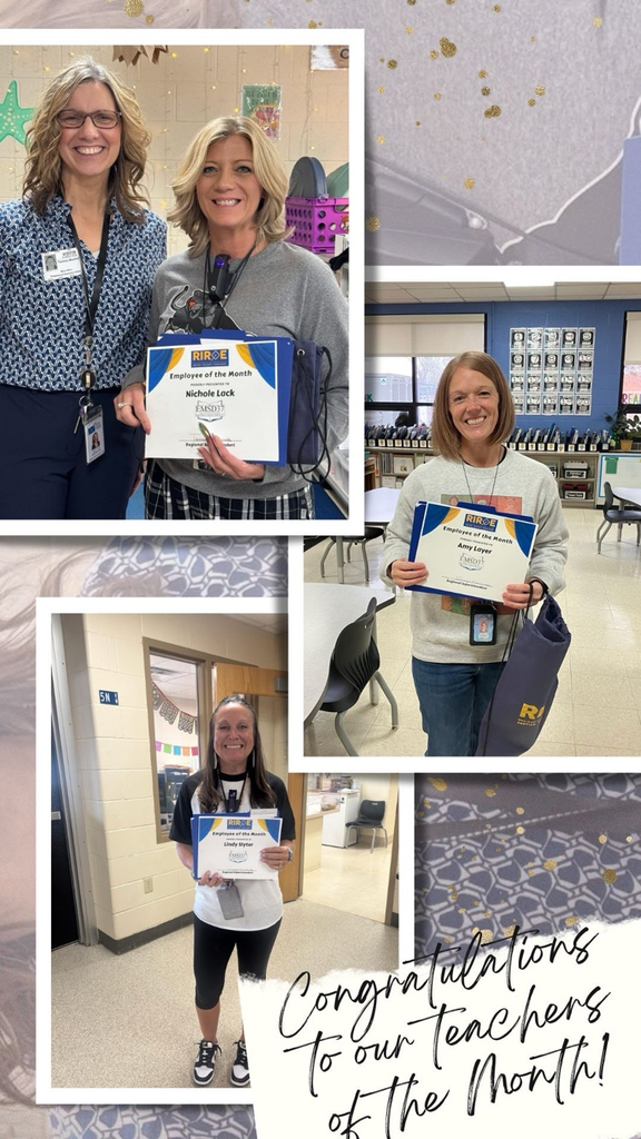teacher of the month photos