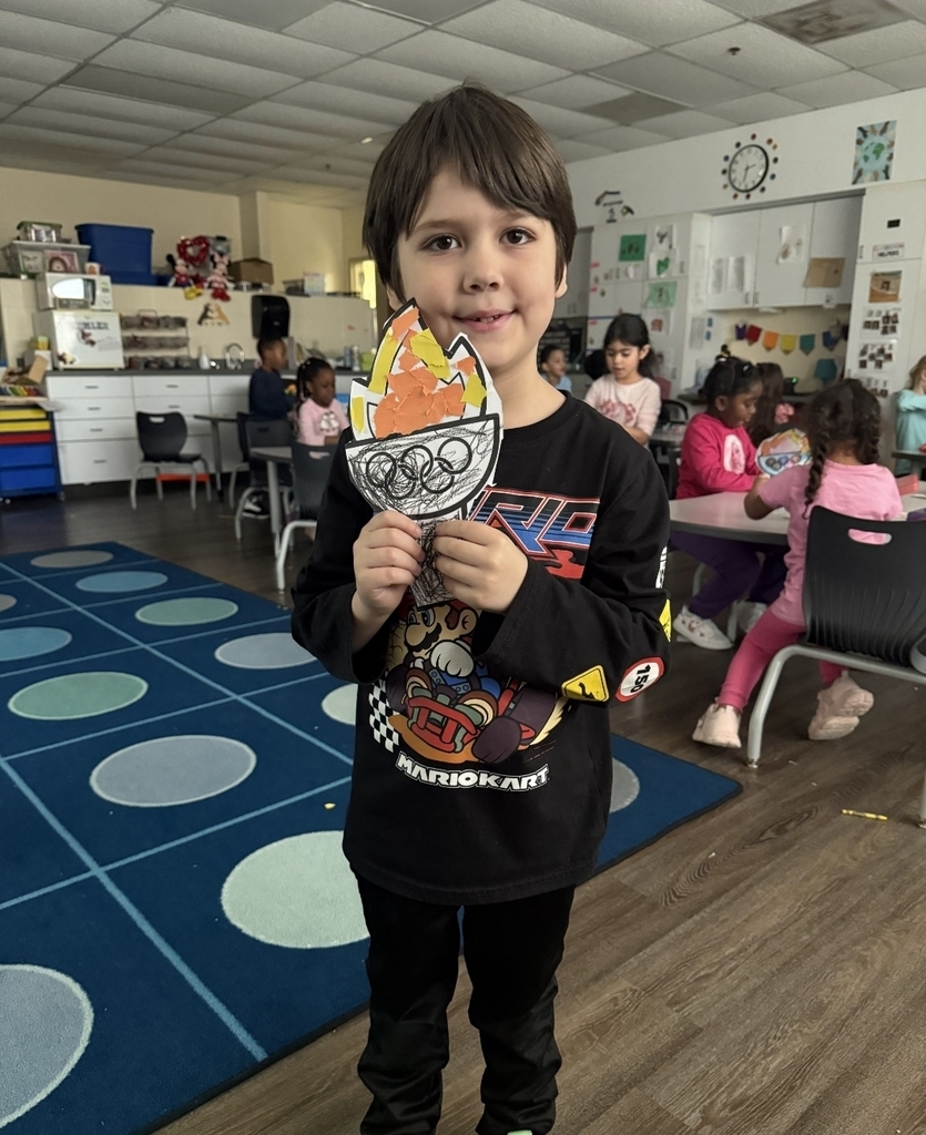 Student showing off their work