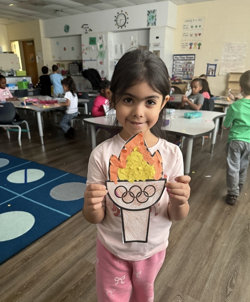 Student showing off their work