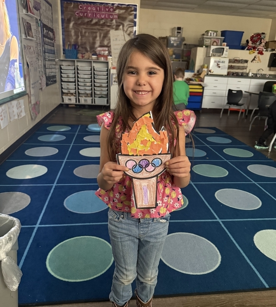 Student showing off their work