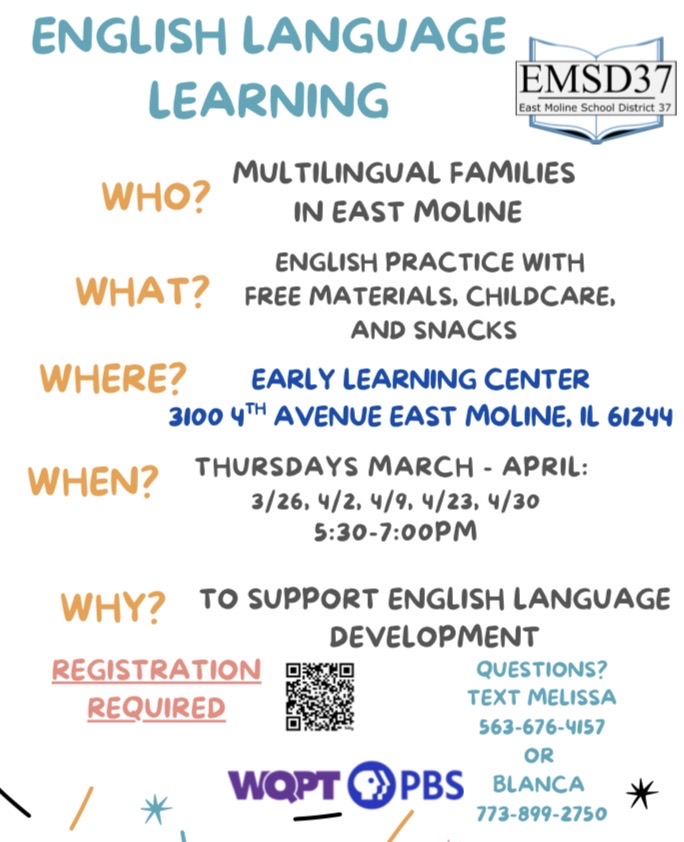 English learning flyer