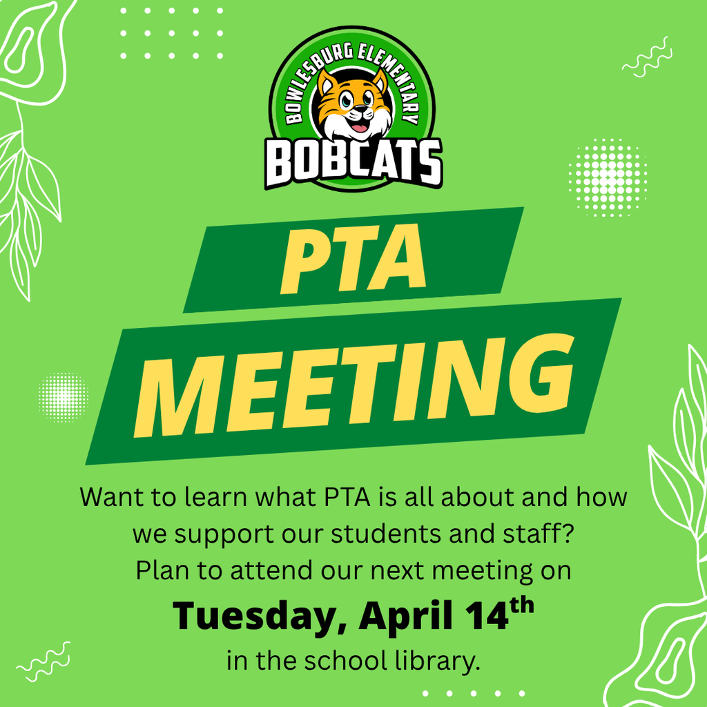 PTA meeting graphic