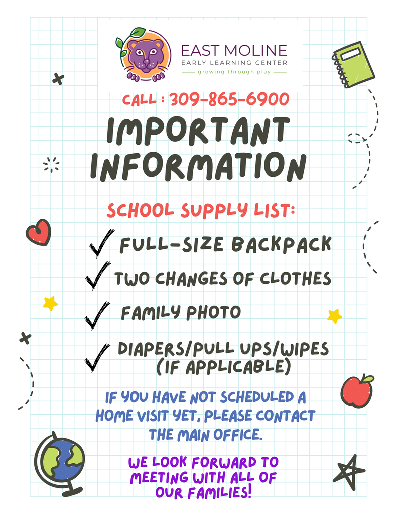 BTS Important Info flyer