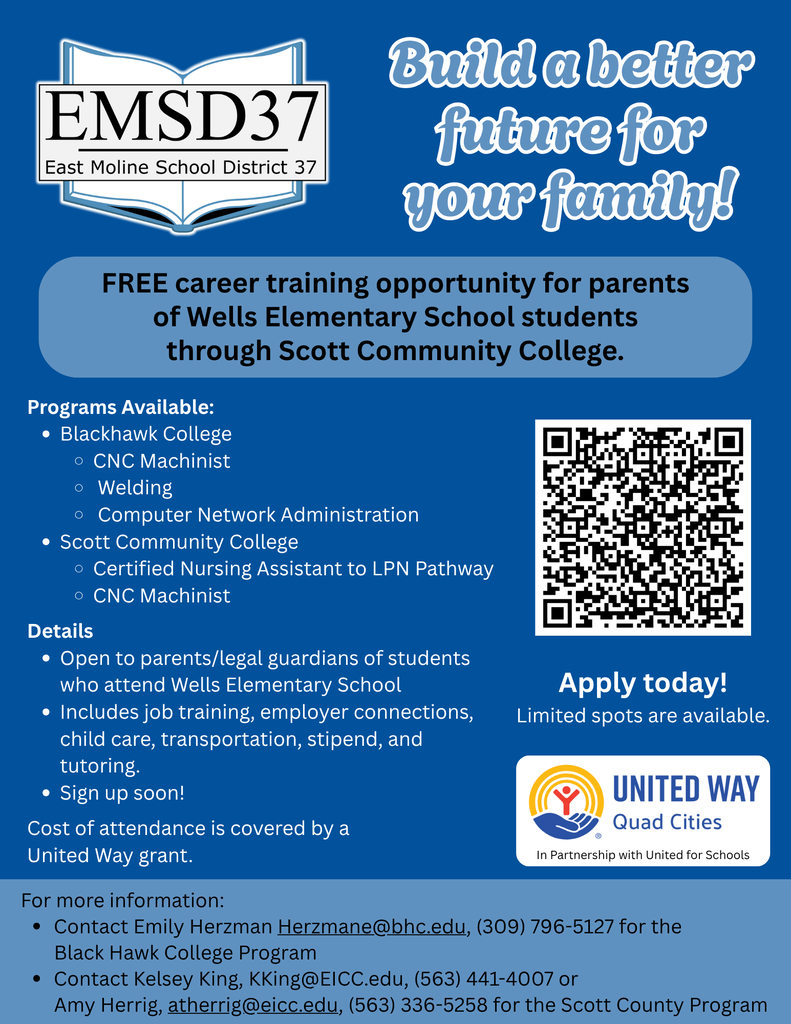 United Way career training flyer