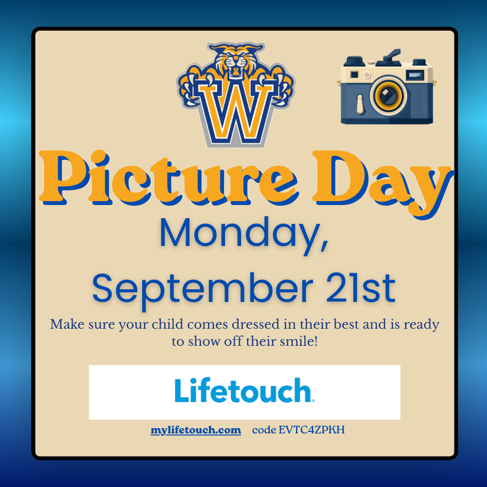 Picture Day is Monday, September 21st.