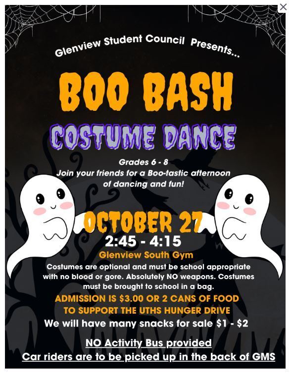 boo bash flyer