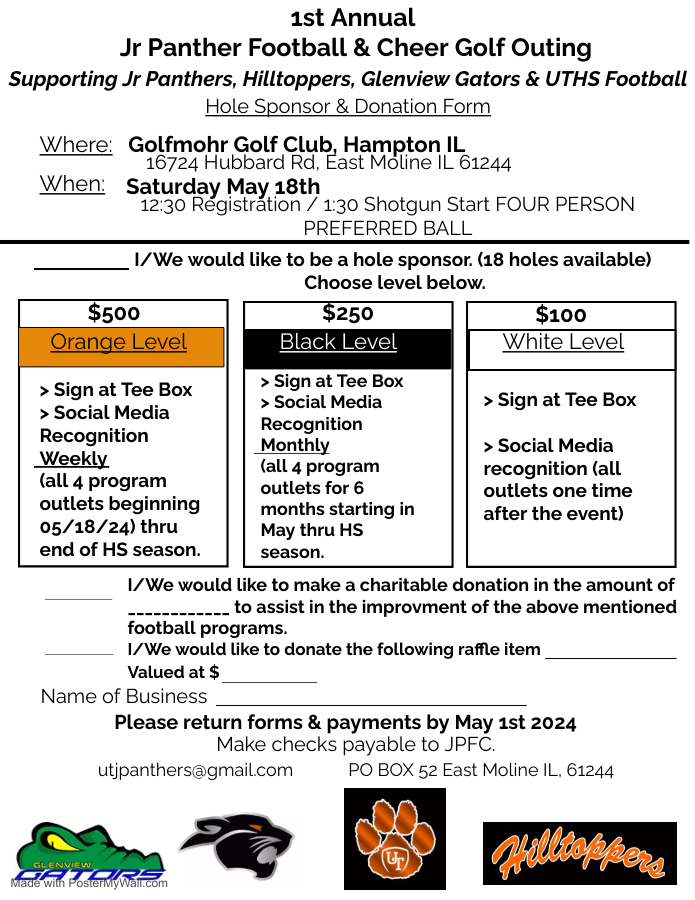 golf outing flyer