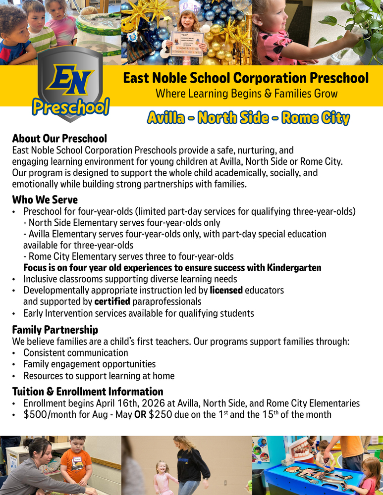 Preschool Information