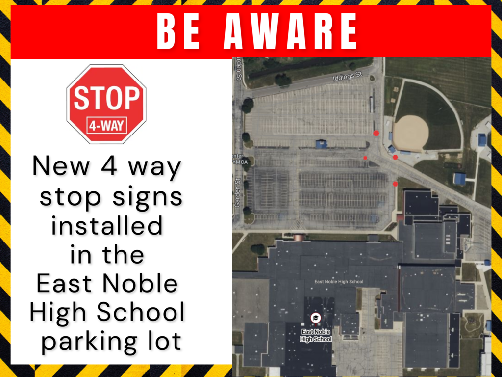 new 4 way stop signs