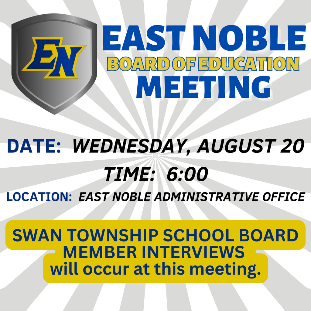 August 20 School Board Meeting Information
