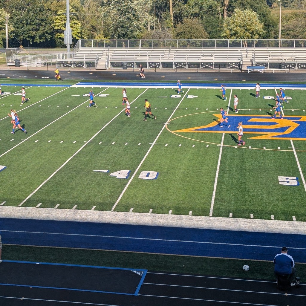 Beautiful night for some soccer. EN Lady Knights in action v Angola 