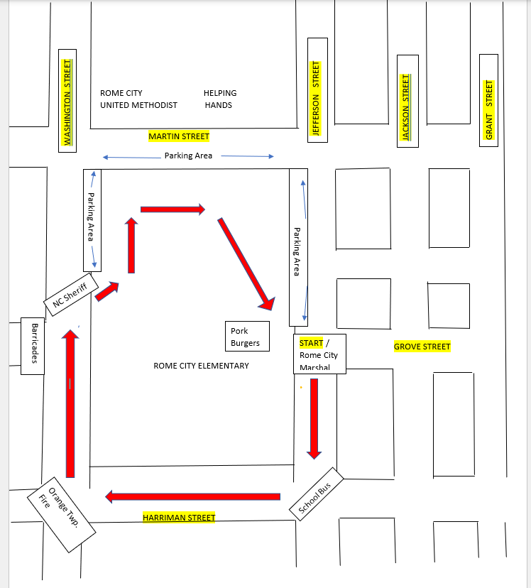 Trunk or Treat map 25-26