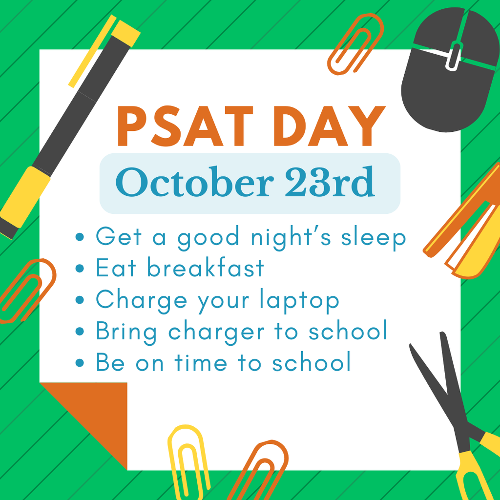 PSAT Day october 23rd