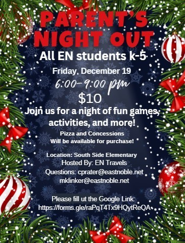 Parent's night out at SS